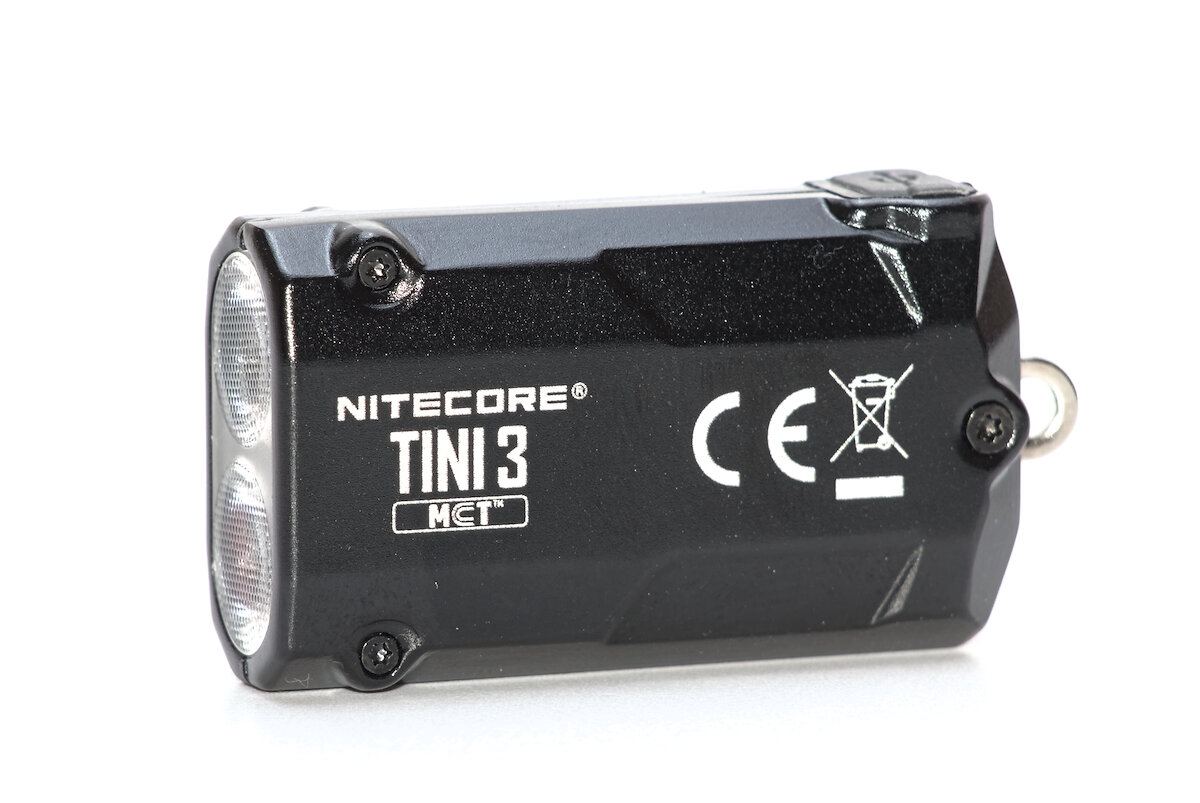 thumbnail image 2 of Nitecore TINI 3 Keychain Flashlight – 600 Lumens, Multi-Color, Rechargeable – Black, IP54 Water Resistant – Includes Battery 2 of 5